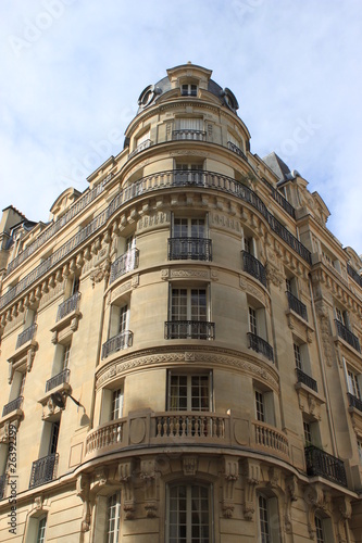 Immeuble de standing dans le quartier d'Auteuil à Paris