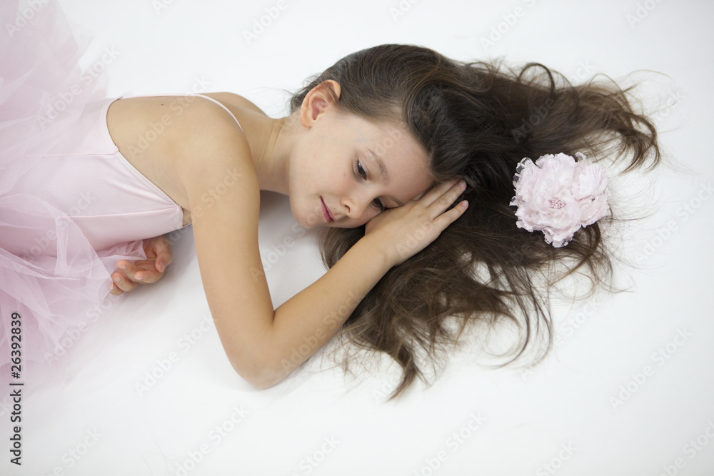 Naklejka premium ballerina girl