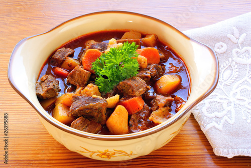Canvas Print Hungarian goulash