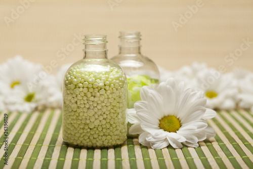 Spa - bath salt and flowers