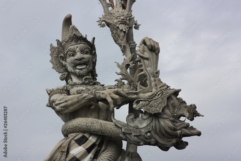 bali stone statue