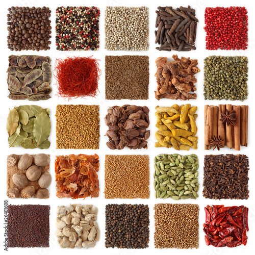 Fototapeta Naklejka Na Ścianę i Meble -  Indian spices collection