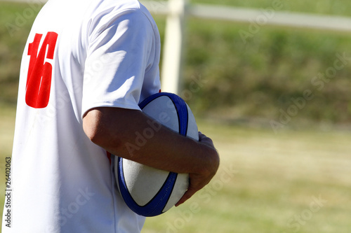 Obraz na plátně Ballon de rugby, rugby