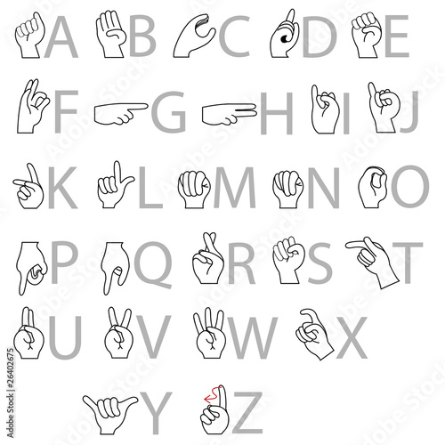 finger-alphabet photo