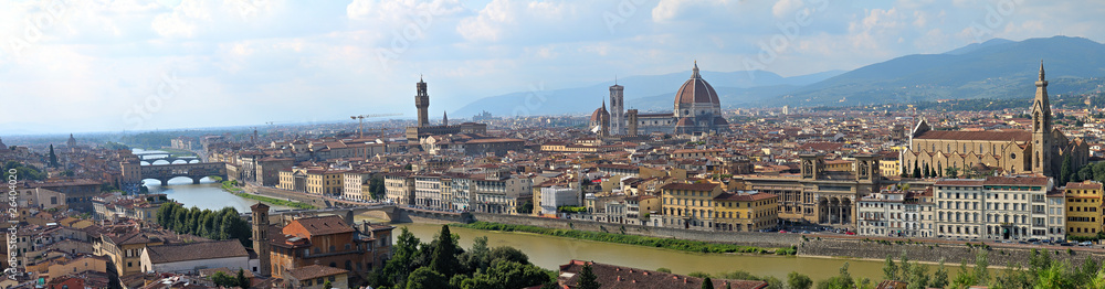 panoramic view of firenze - Italia