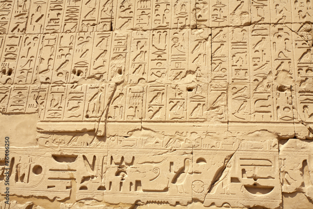 Egyptian hieroglyphs