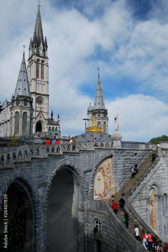 Cathédrale Notre Dame du Rosaire à Lourdes