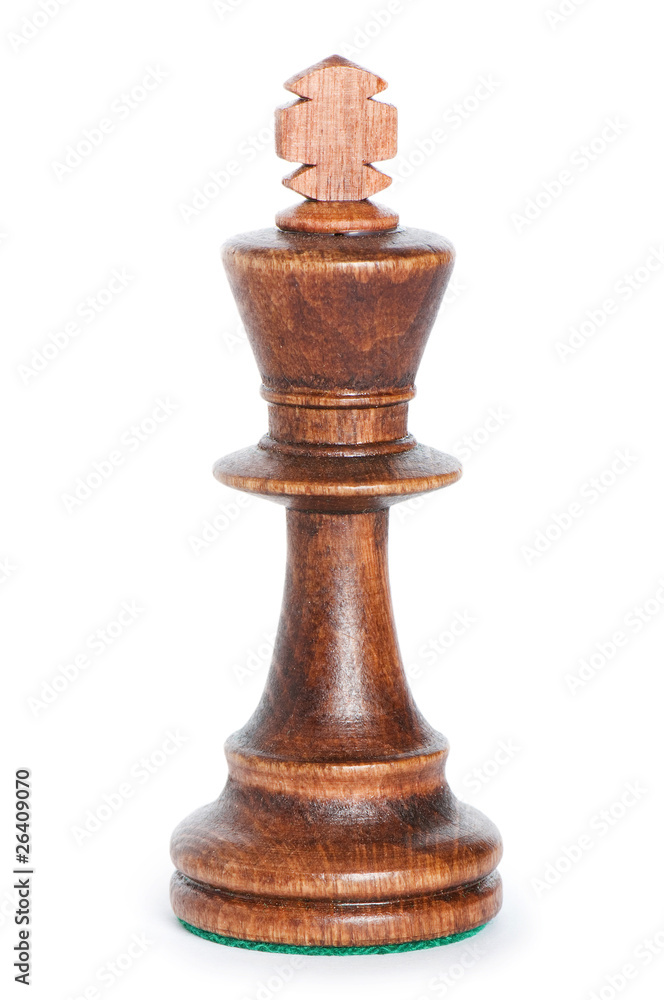 Chess figure isolated on the white background Chess figure isolated on the white background