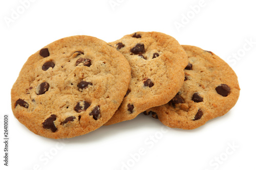 Trio Of Chocolate Chip Cookies