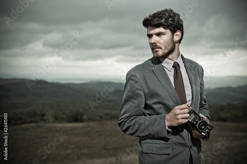 Obraz na plátně Vintage Photographer