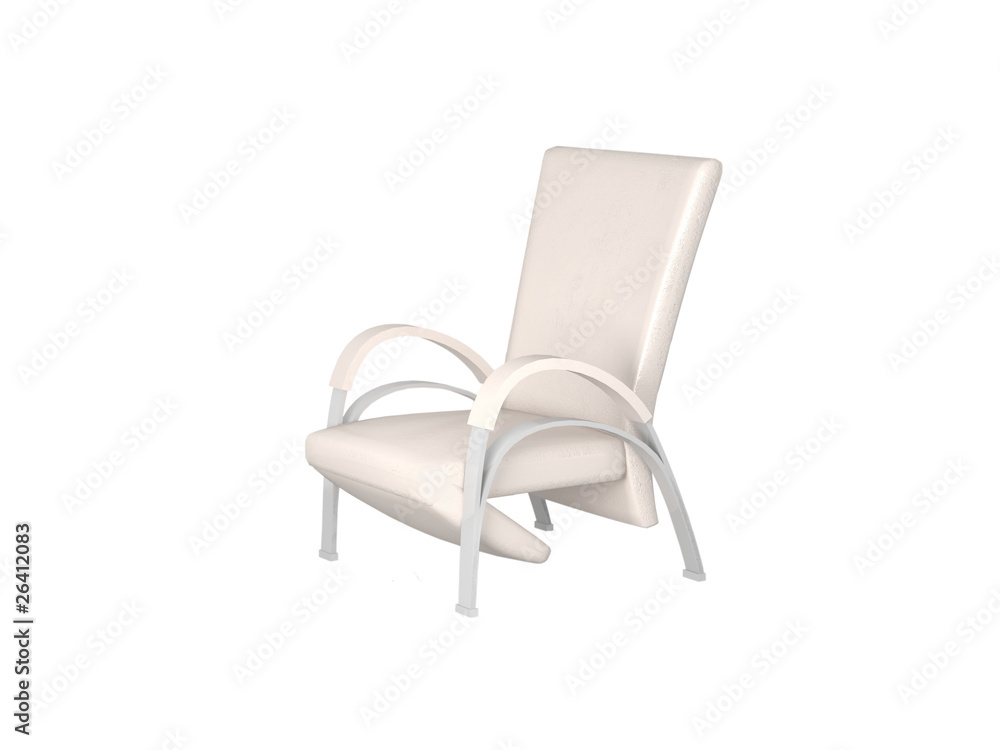 Office armchair, isolated on white Office armchair, isolated on white