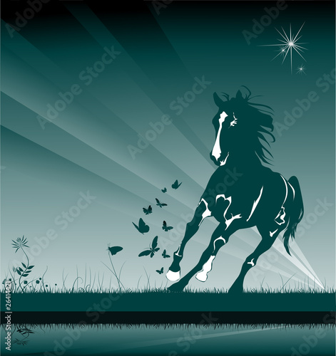 horse in the night box
