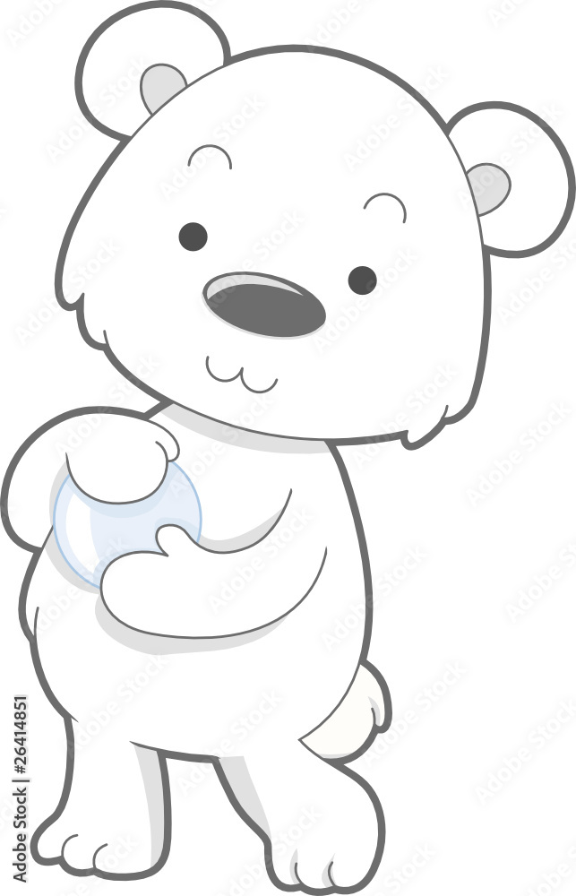 Fototapeta premium Cute Polar Bear