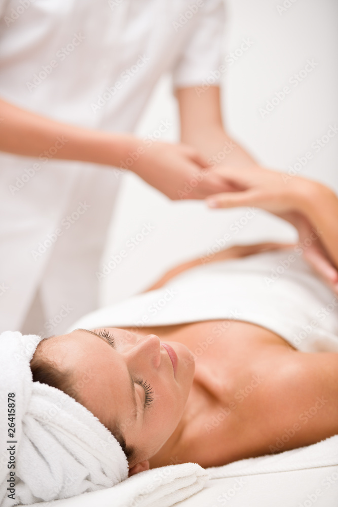 Luxury care - woman at massage Luxury care - woman at massage