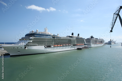 Cruise Ships in Dock