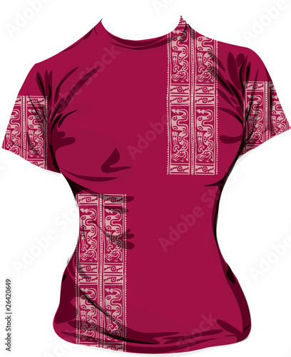 Ancient t-shirt illustration