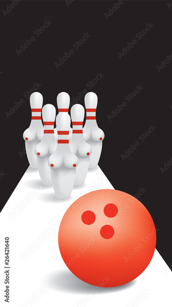 sexy bowling Stock Vector | Adobe Stock