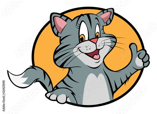 kitten thumbs up