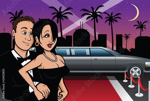 Hollywood red carpet