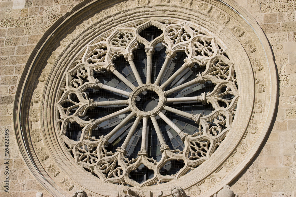 Rosone Chiesa dei martiri a Otranto