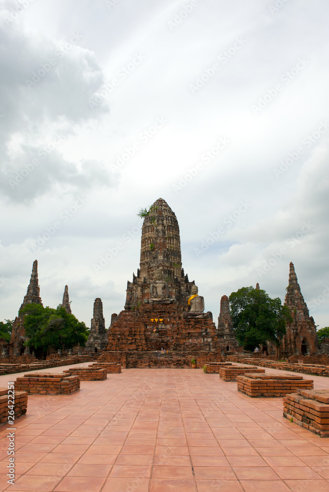 Wat Chai Wattanaram , The world heritage in Ayutthaya, Thailand