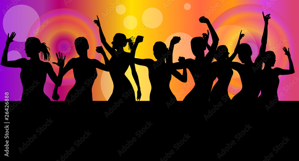 Fototapeta premium girl on party