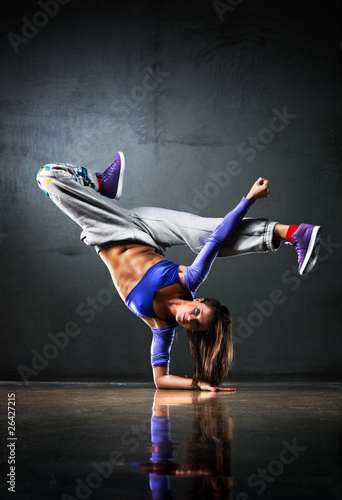 Young woman dancer