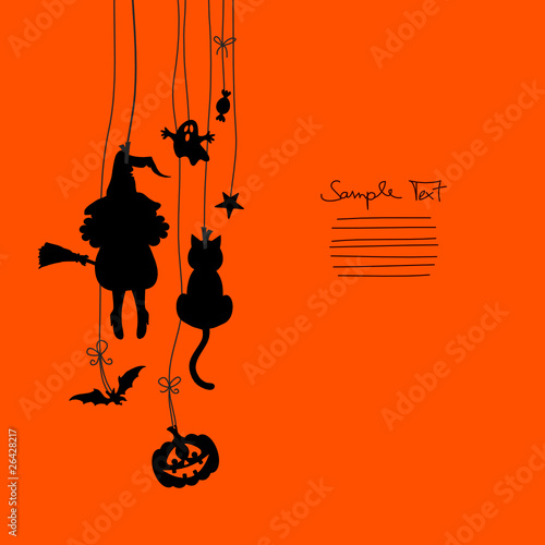 Hanging Halloween Symbols