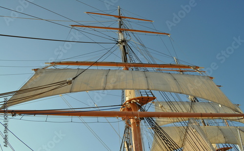 The Mast and Rigging of a Tall Sailing Ship