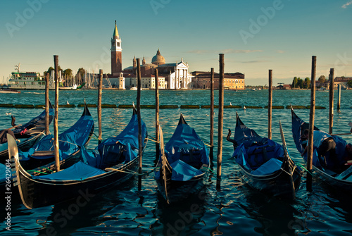 Gondolas in Venice