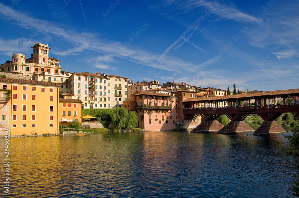 Old bridge and river