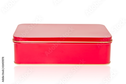 Aluminum box red