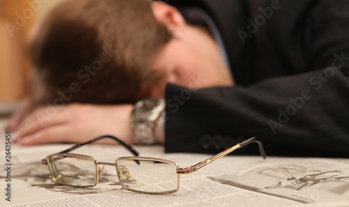 asleep on paper