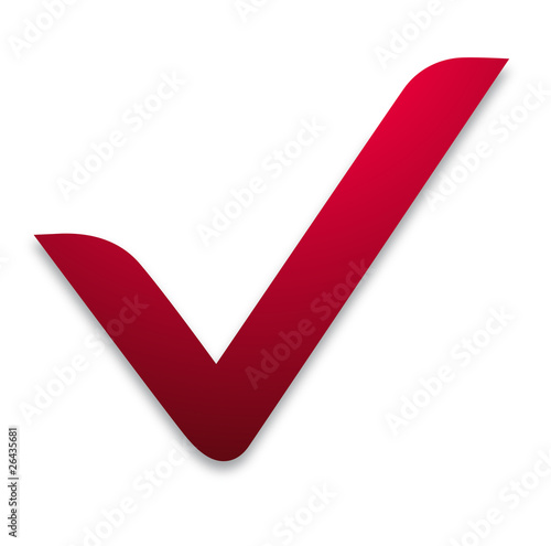 Free Download icône validation rouge - GFXLoad