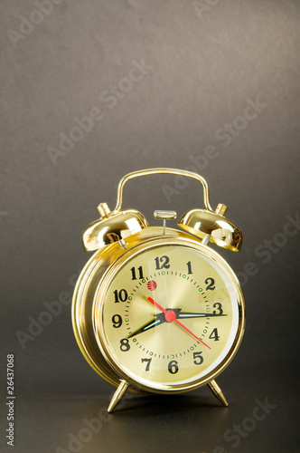 Wallpaper Mural Time concept - alarm clock against colorful background Torontodigital.ca