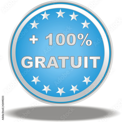 bouton +100% gratuit