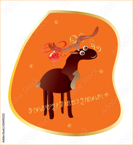 Новый год олень /  New Year  reindeer