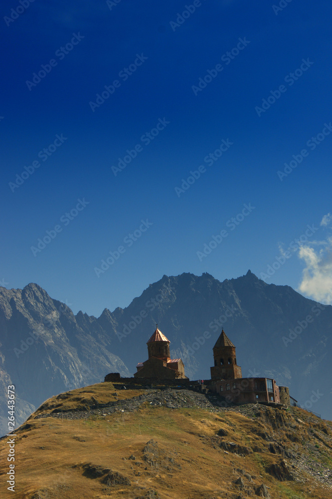 Naklejka premium Gergetis Sameba, Georgien