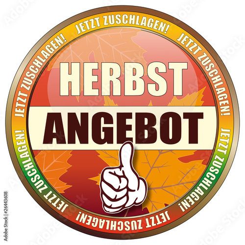 Herbst Angebot - jetzt zuschlagen!