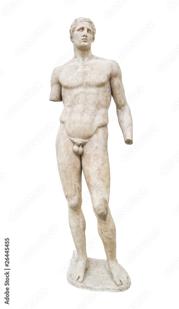 Statue in Delphi museum, Greece