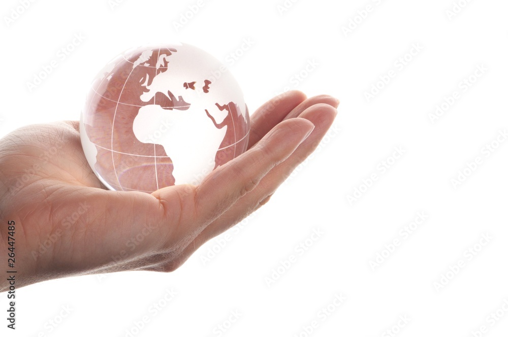hand holding globe hand holding globe
