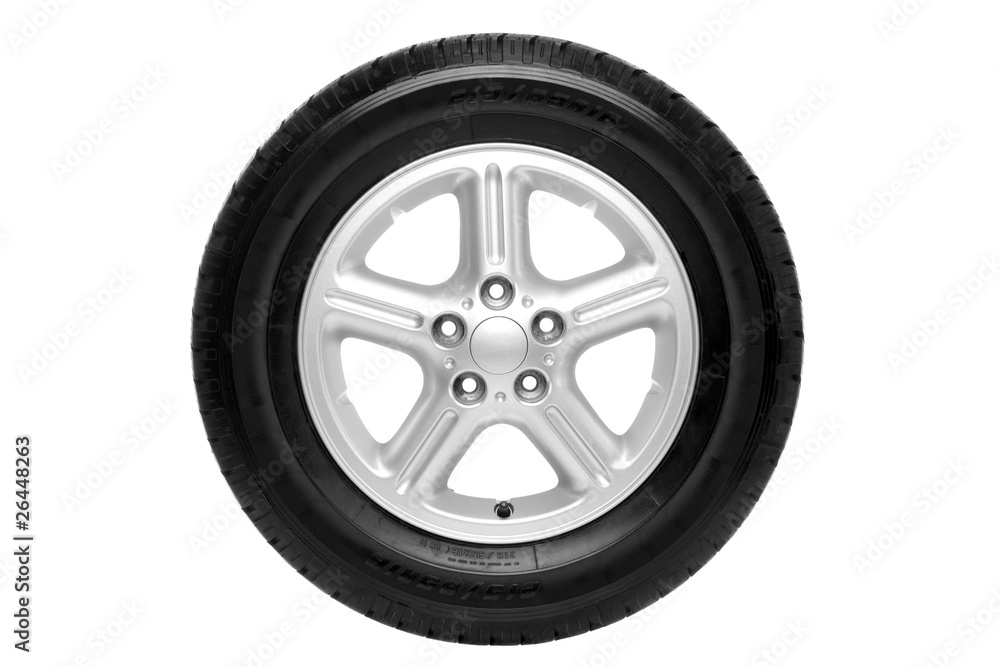 Car tyre isolated with clipping path Car tyre isolated with clipping path