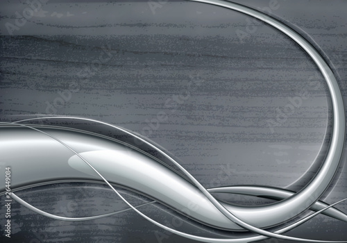Abstract Wooden Background, Grey