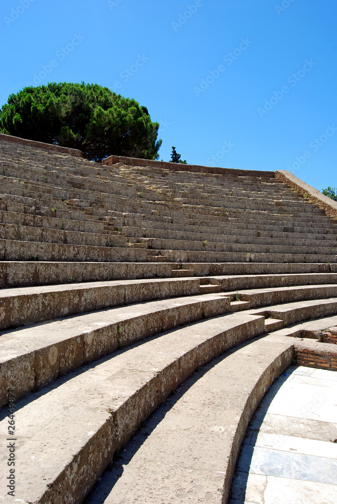 Antico anfiteatro romano Stock Photo Adobe Stock