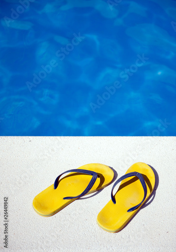 Sandals by the pool