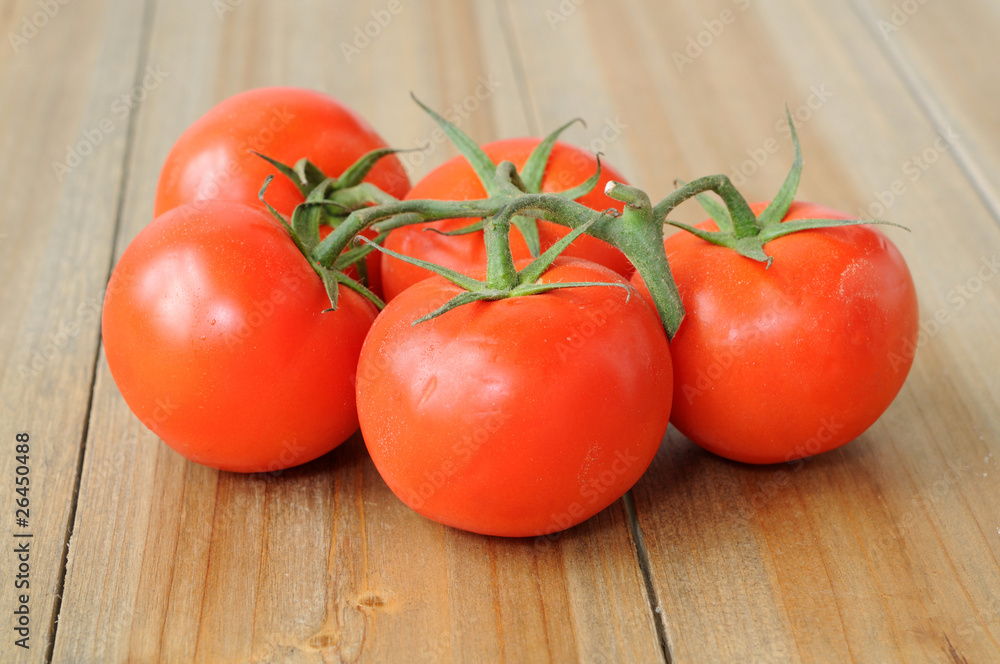 Fresh ripe red tomatoes Fresh ripe red tomatoes