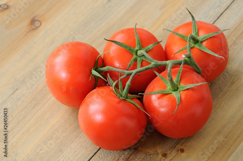 Fresh ripe red tomatoes