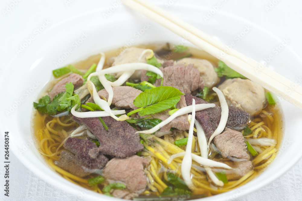 Thailändische Suppe Thailändische Suppe