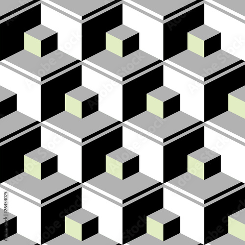 Fototapeta Naklejka Na Ścianę i Meble -  black abstract cubes