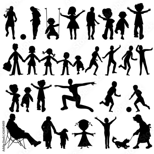 people black silhouettes